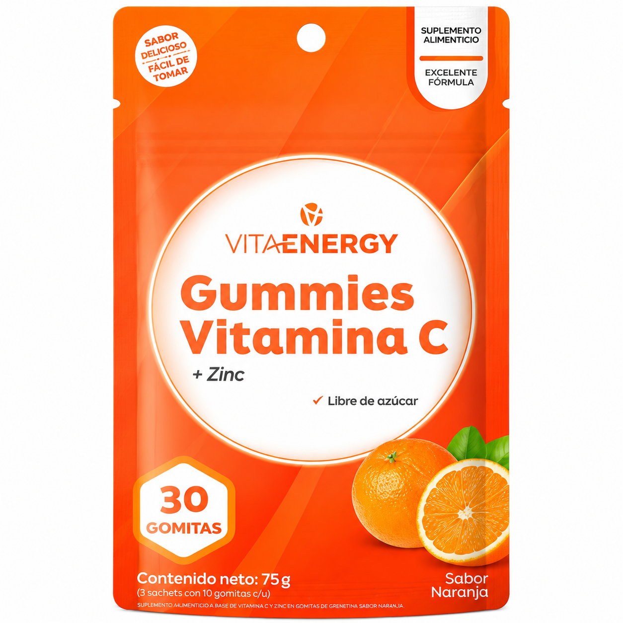 Energy Gummies vitamina C+Zinc